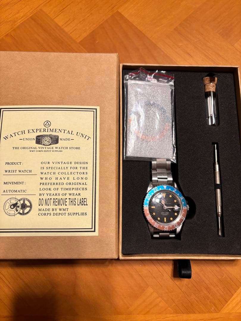WMT Watch Sanford MKII ペプシベゼル　エイジド加工