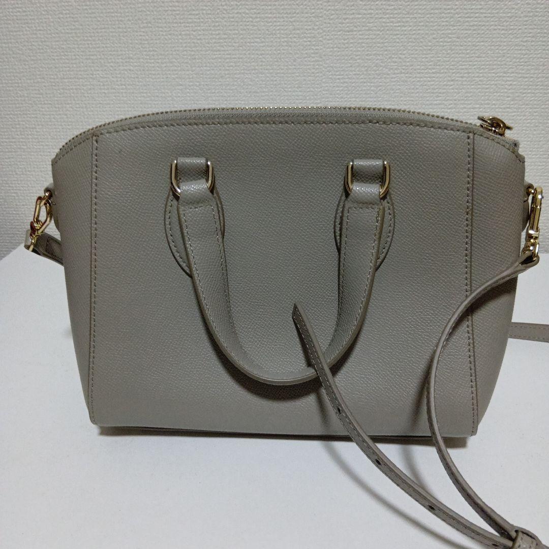 最終値下げ　FURLA グレー ショルダーバッグ