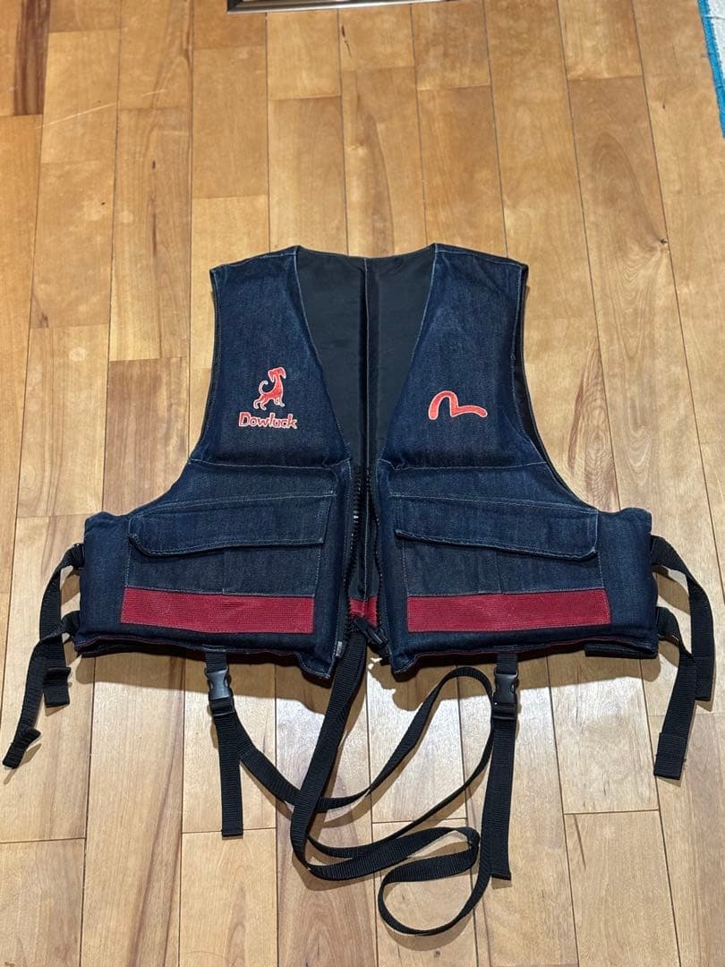 Dowluck 道楽　ライフジャケット デニム　EVISU