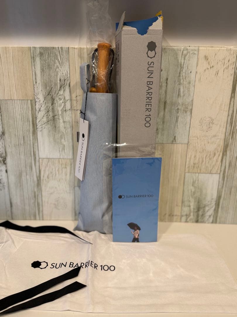 SUN BARRIER 100 サンバリア100 ２段折りたたみ日傘