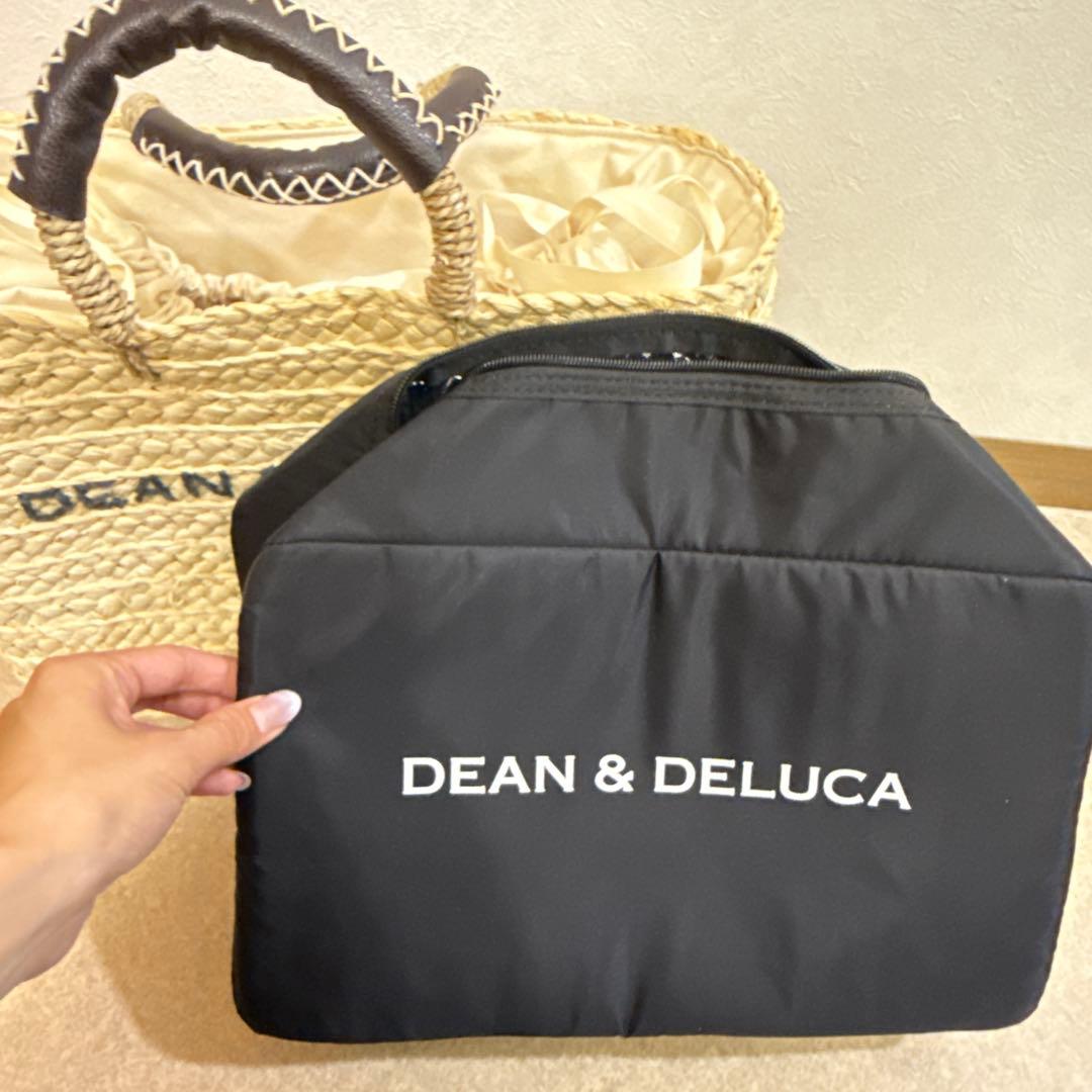 dean&deluca 保冷ポーチ付　かごバッグ　【美品】
