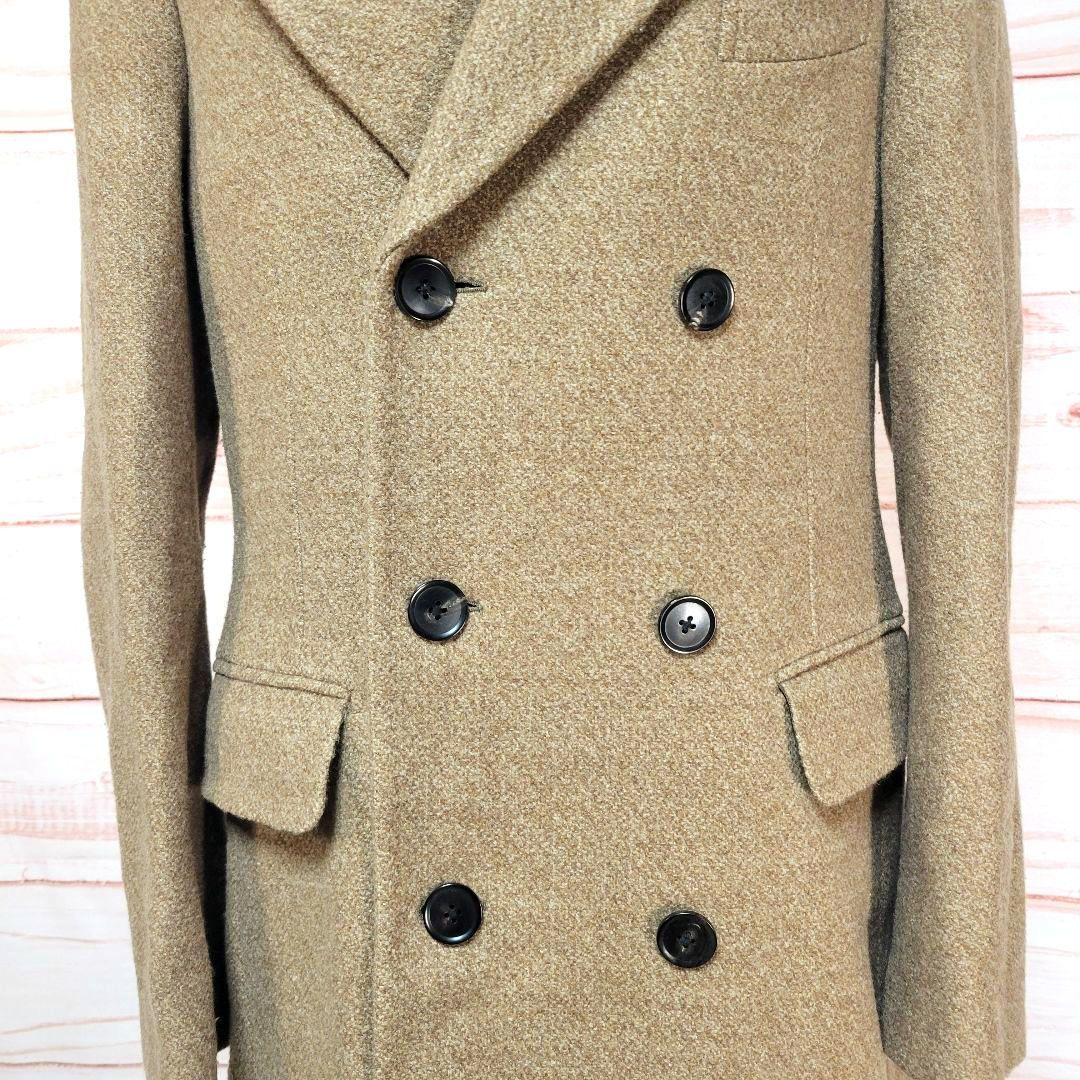 UNIVERSAL LANGUAGE 美品 ウールチェスターコート ベージュ L