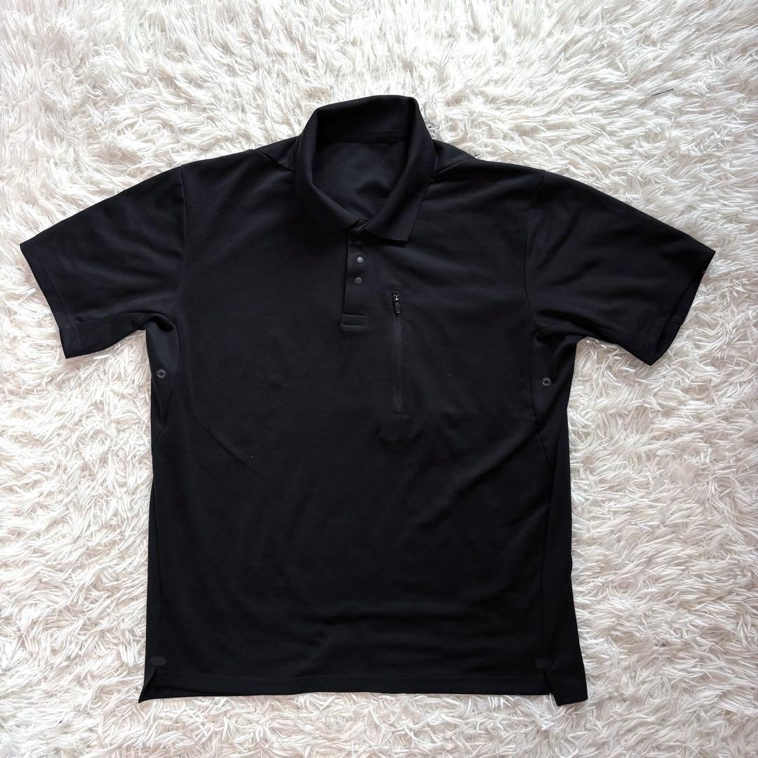 K-3B ZERO ポロシャツ ブラック 千場 ゴルフウェア ポケット