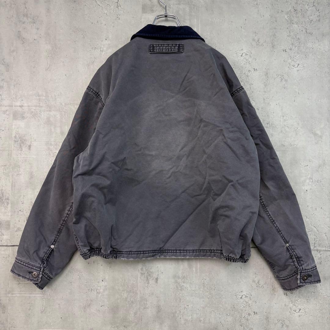 Qaz NAUTICA ガーメント ダイ チノ ジップ ブルゾン ダック