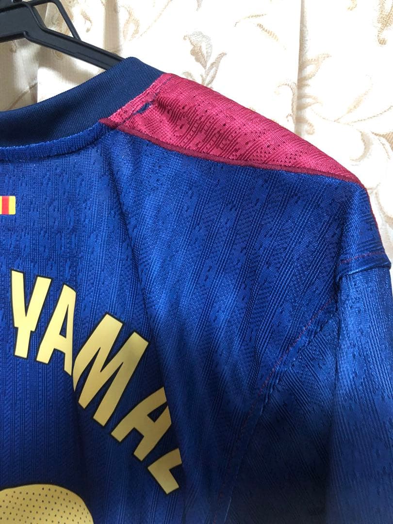 バルセロナ24/25 ラミン・ヤマル 国内3冠 リーグ仕様 オーセンティック