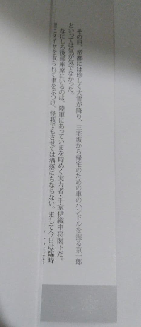 雪の日ふたりで 大正メビウスライン AGF2017 書き下ろしSS 　中条ローザ