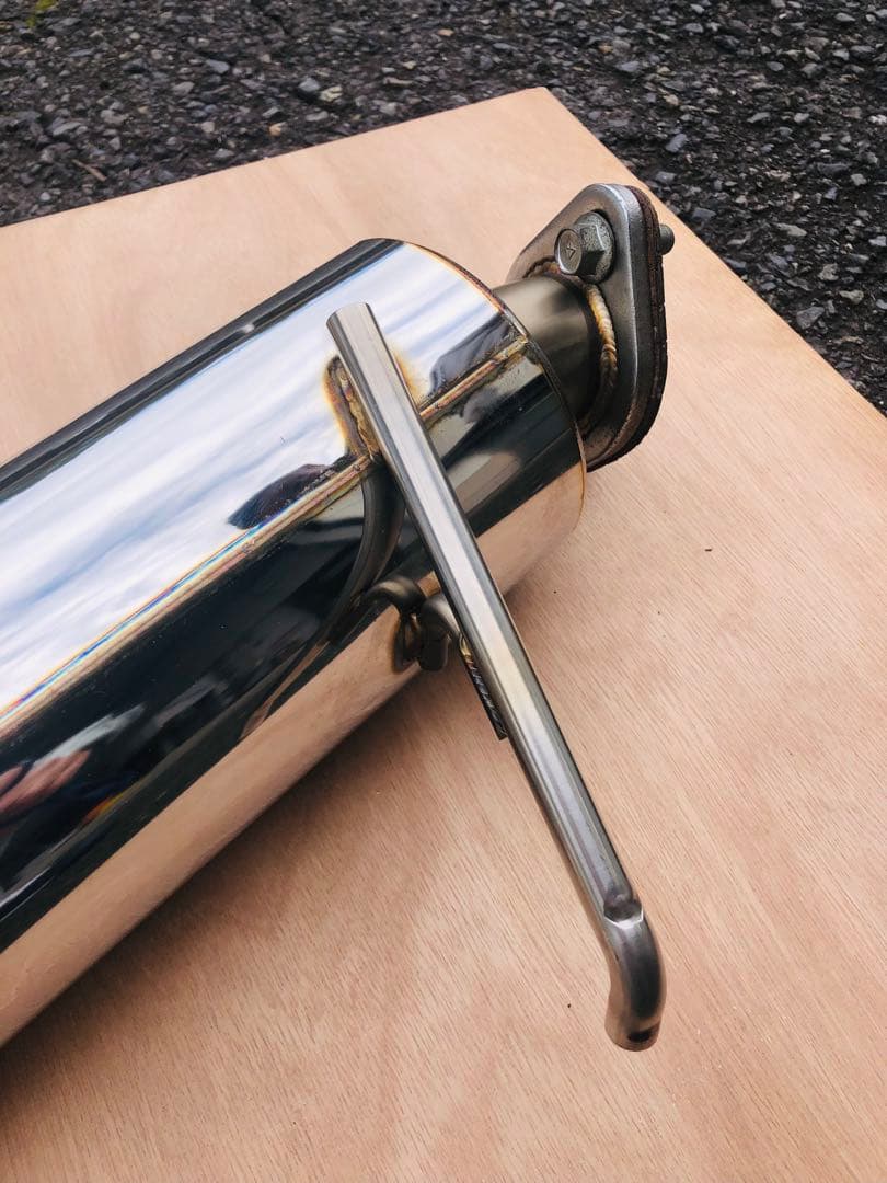 【美品】JB23ステンレスマフラー（ブルーフィン）