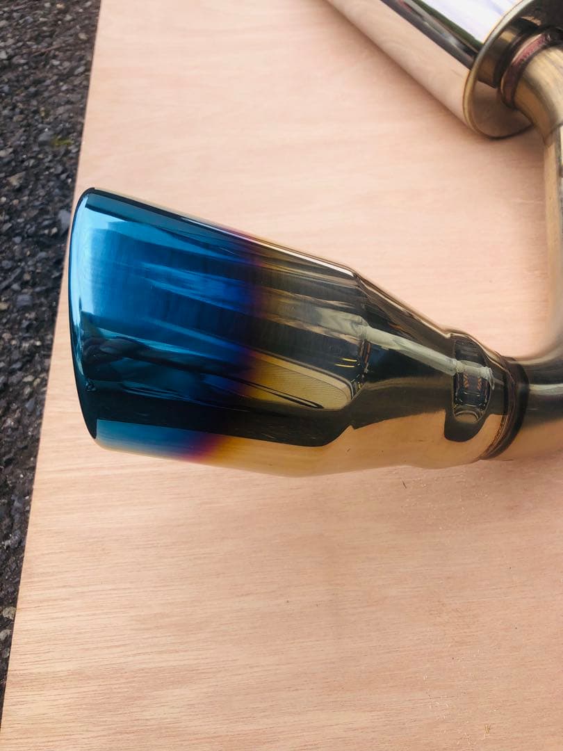 【美品】JB23ステンレスマフラー（ブルーフィン）