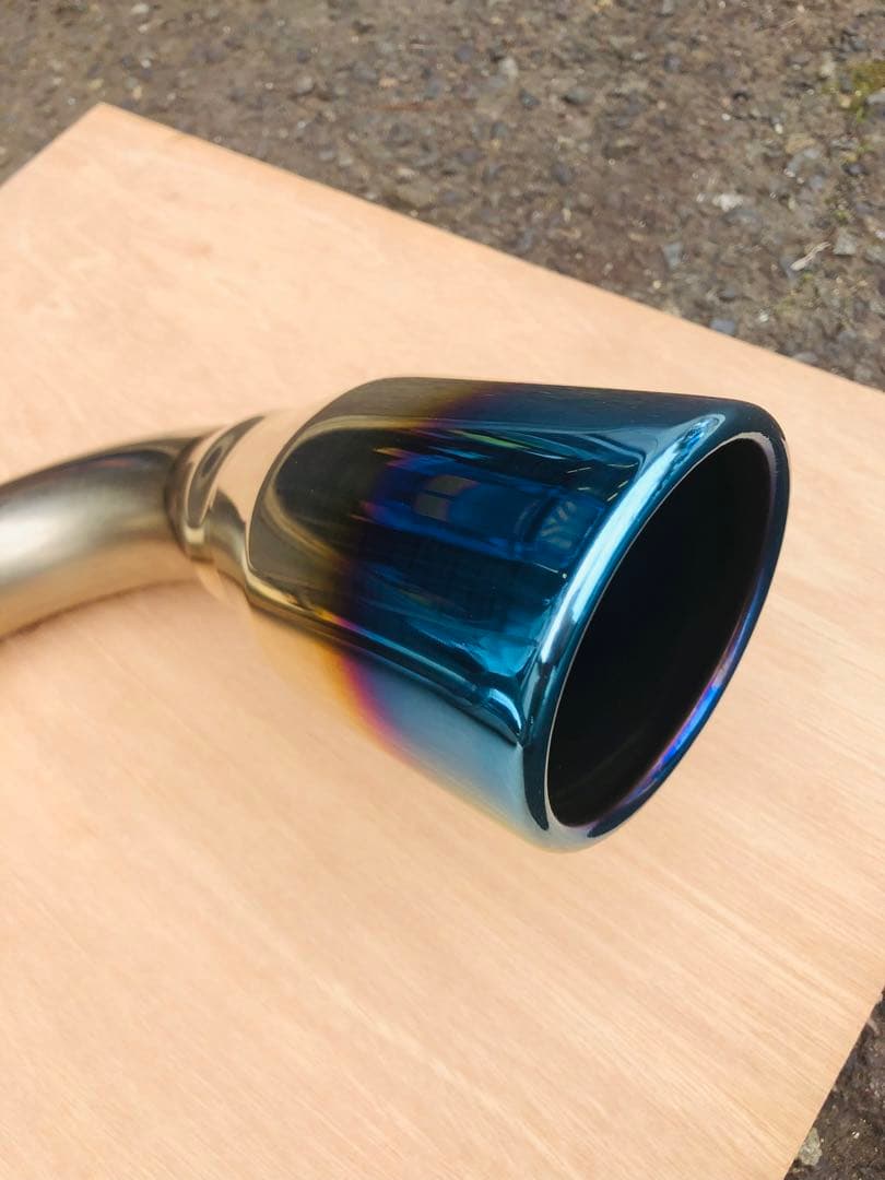 【美品】JB23ステンレスマフラー（ブルーフィン）