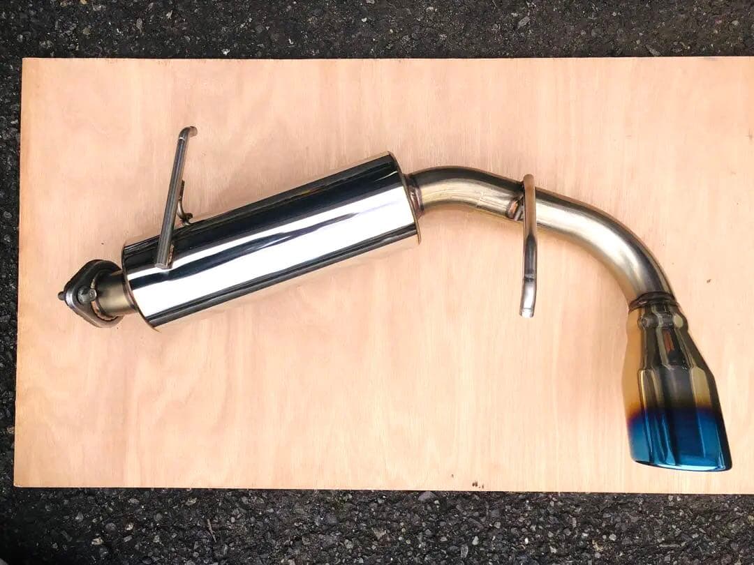 【美品】JB23ステンレスマフラー（ブルーフィン）