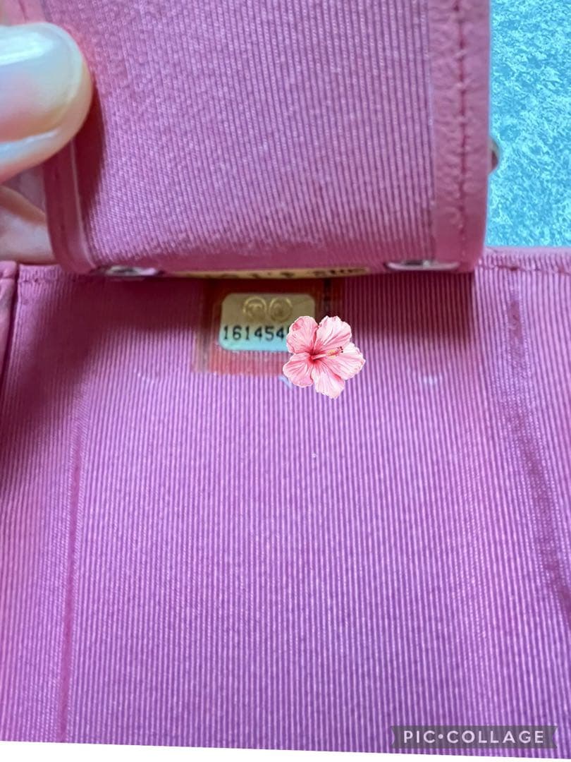 CHANEL (シャネル) マトラッセシルバー金具 6連 キーケース ピンク