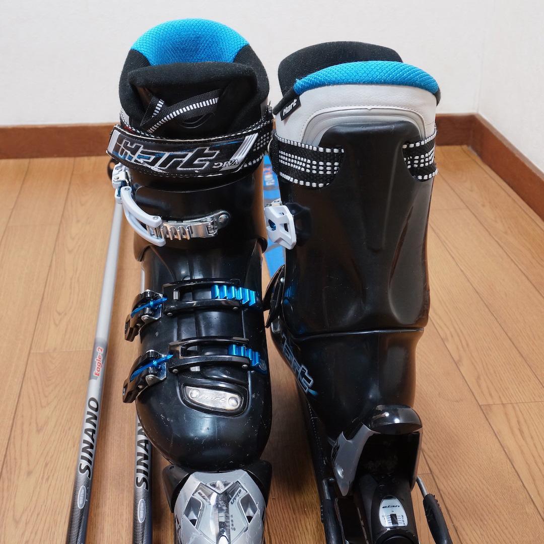 メンテ済 160cm 靴27cm ELAN スキーセット