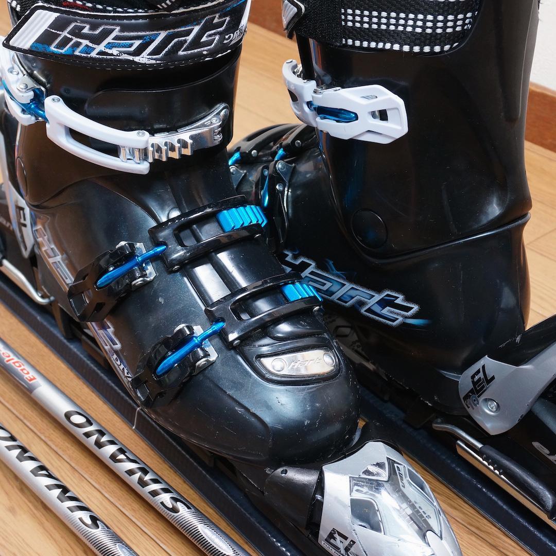 メンテ済 160cm 靴27cm ELAN スキーセット