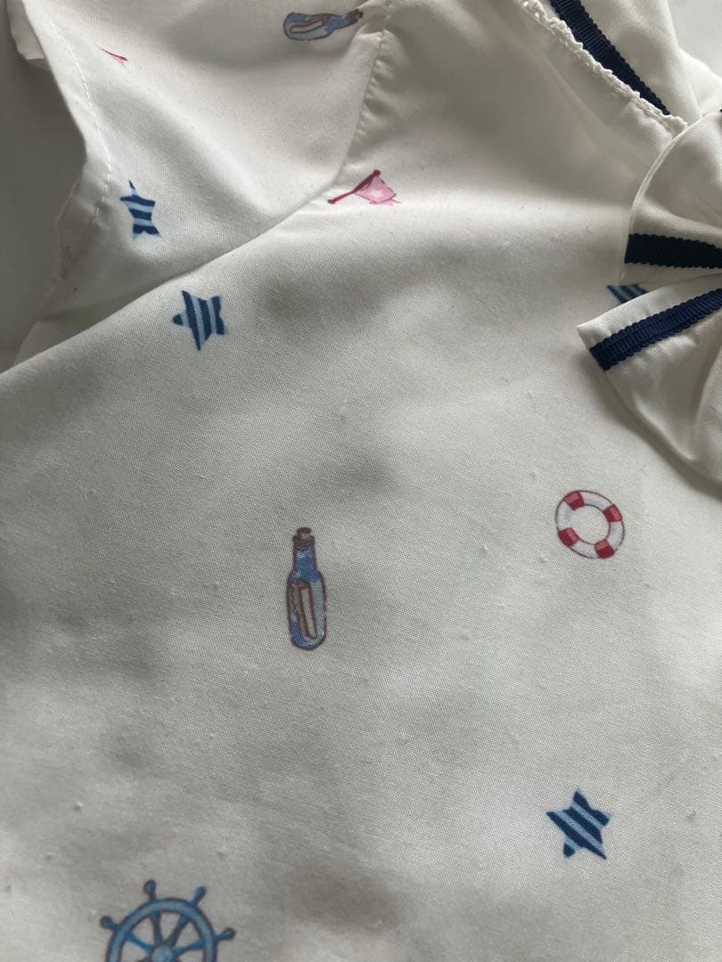 メゾピアノマリンくまセーラーワンピース