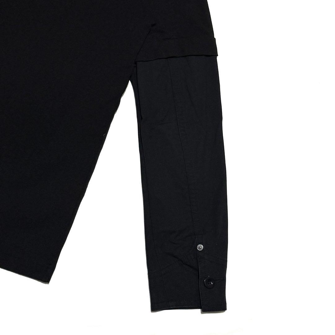 16さん専用美品 サカイ sacai ドッキングポケット長袖カットソー ブラック