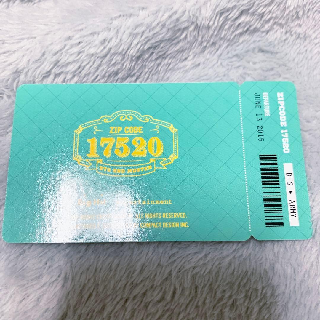 BTS 2ND muster フォトアルバム　チケットトレカ