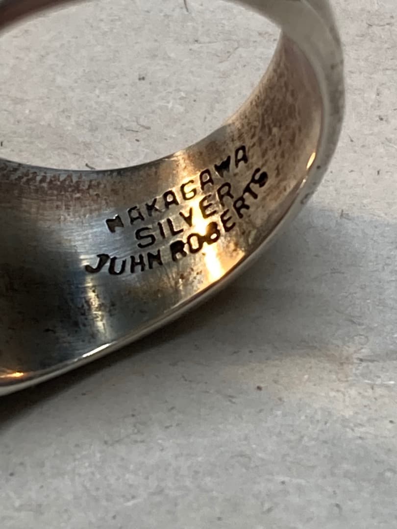 Mi　立命館 大学 カレッジリング 中川 ジョンロバーツ SILVER