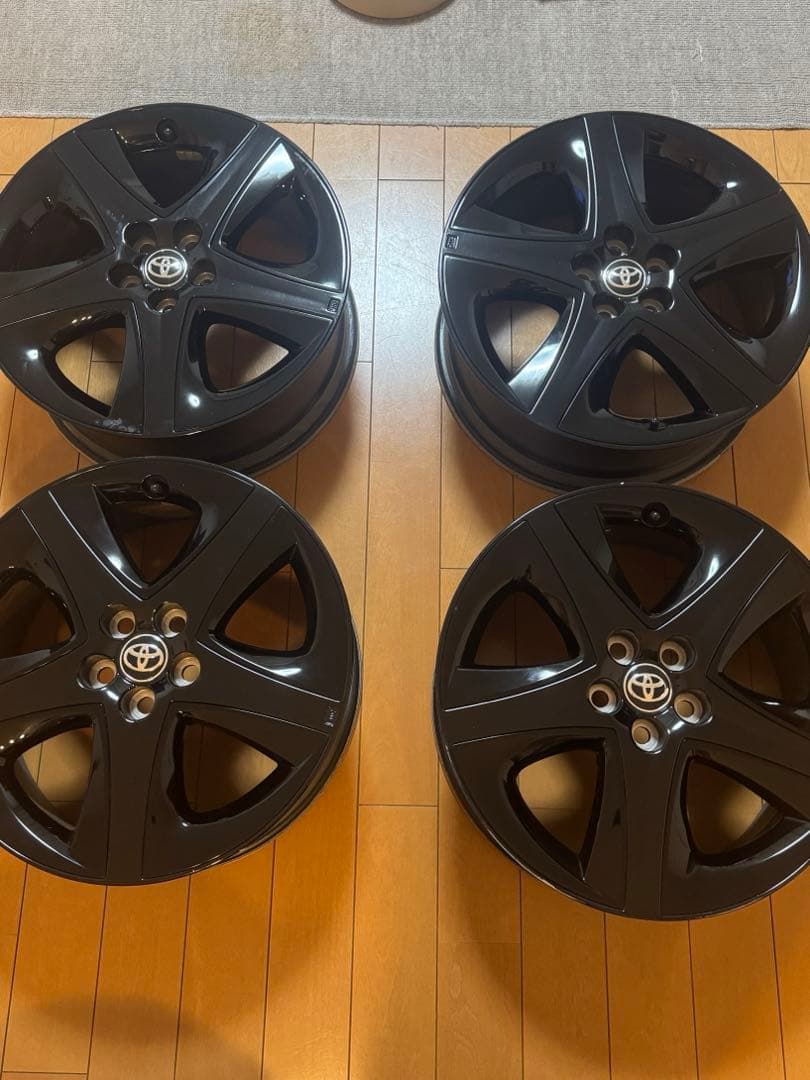 50 プリウス　ブラックエディションホイール ホイールコーティング施工済
