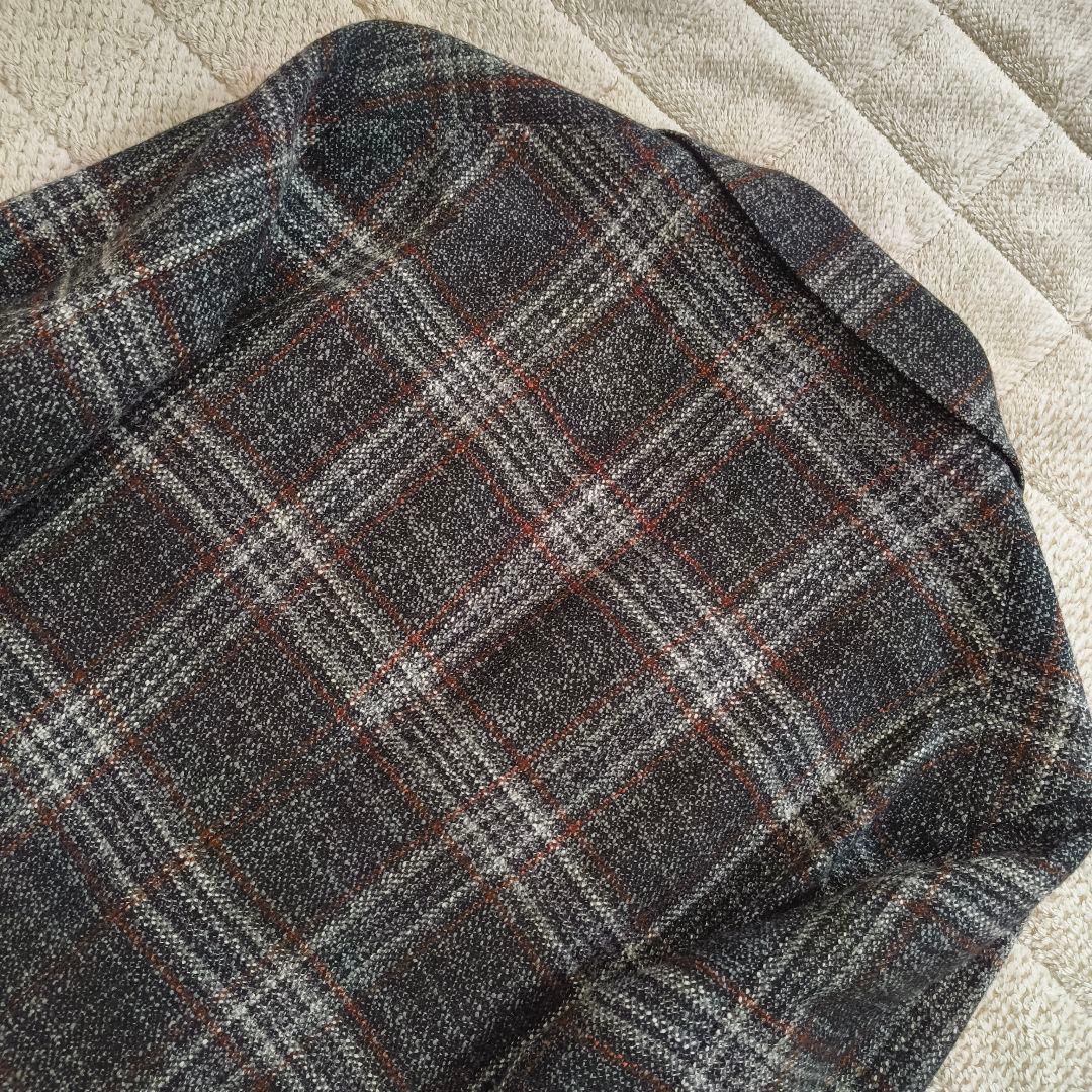 タリアトーレ モンテカルロ シルク混 テーラードジャケット チェック 48