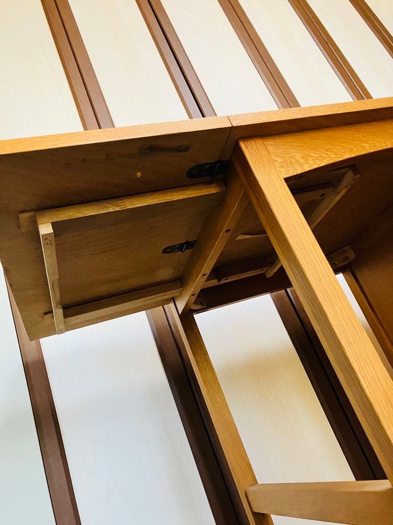 unico★パソコンデスク★学習机★ナチュラルウッド 3段引き出し