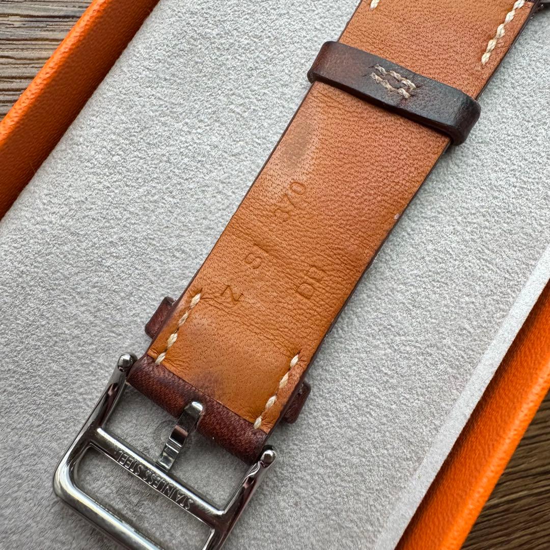 2326 Apple Watch エルメス　グルメット　ブラウン　HERMES