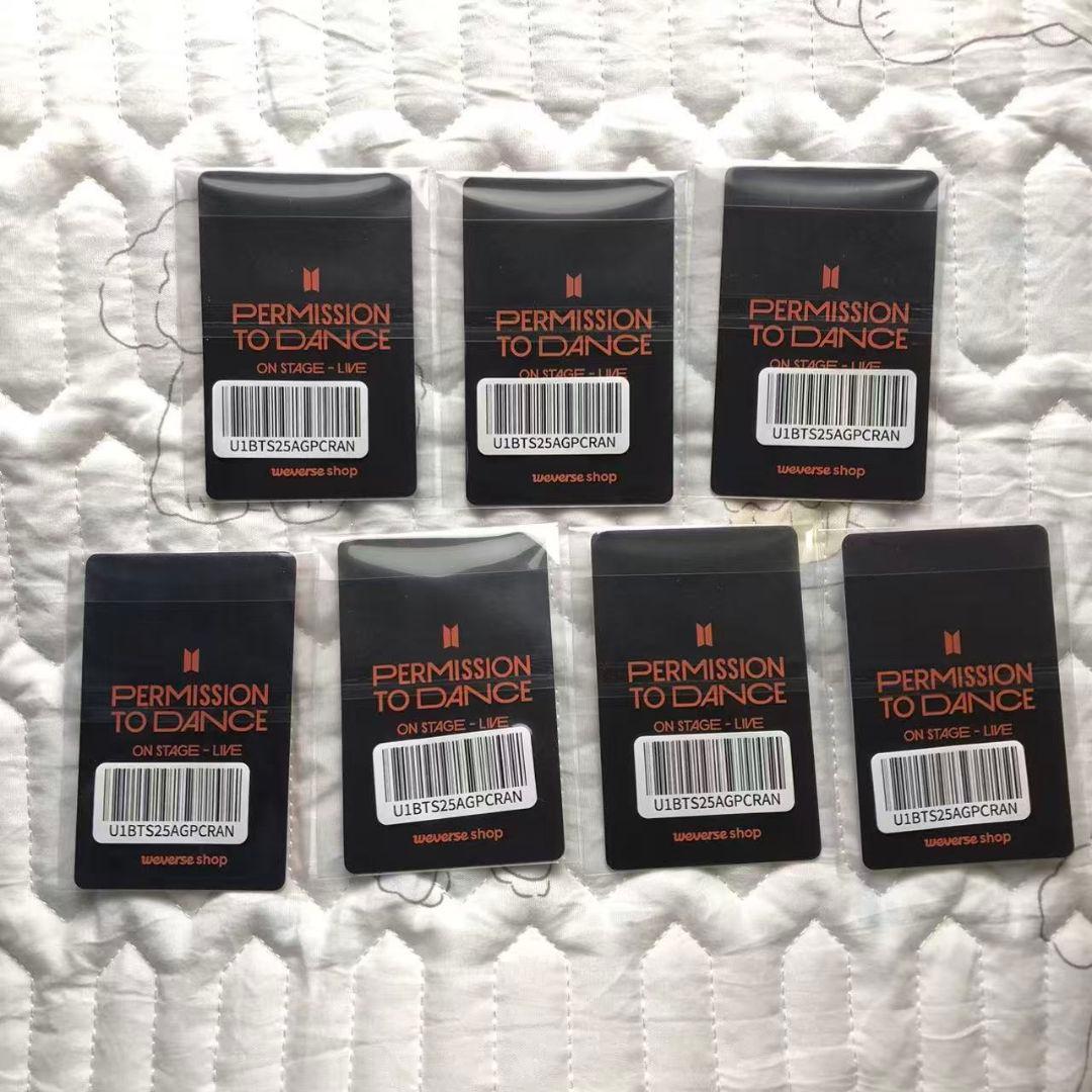 BTS PTD Weverse 限定 特典 トレカ 7枚