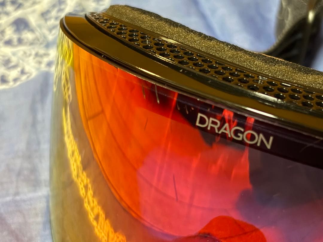 DRAGON PXV ゴーグル レッドレンズと交換用グリーンレンズ付き