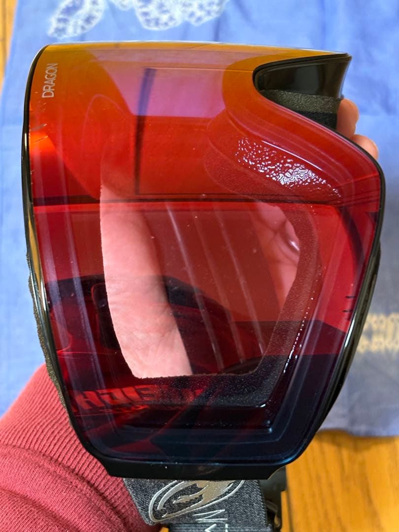 DRAGON PXV ゴーグル レッドレンズと交換用グリーンレンズ付き