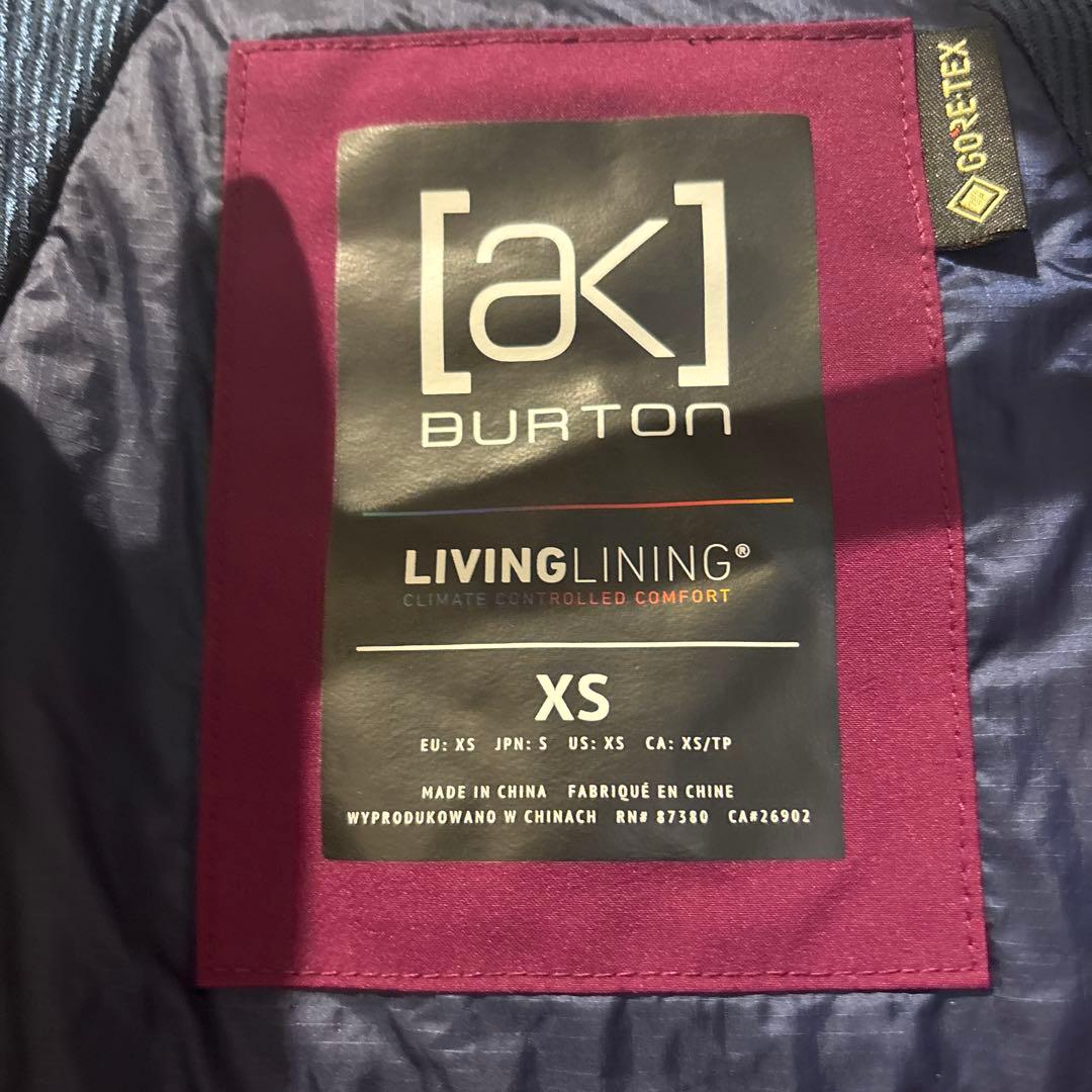 [ak] Burton Living Lining スノーボードウェア XS
