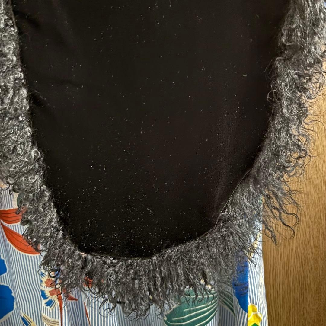 ❤️美品　チベットラムリアルファーショール ❤️