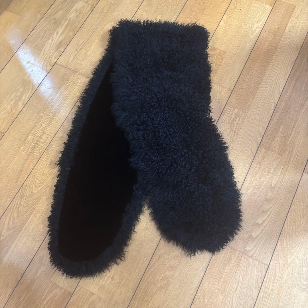 ❤️美品　チベットラムリアルファーショール ❤️