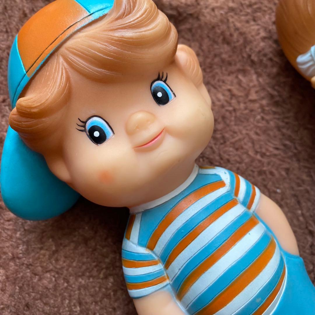 ビンテージ　ガーバーキッドドールガール&ボーイ アドバタイジングフィギュアセット