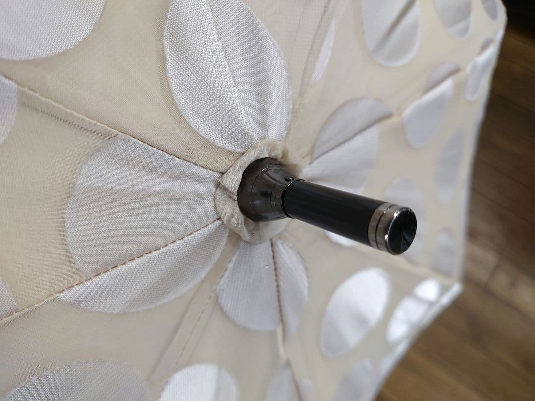 芦屋ロサブラン 日傘 チュールドット 長傘