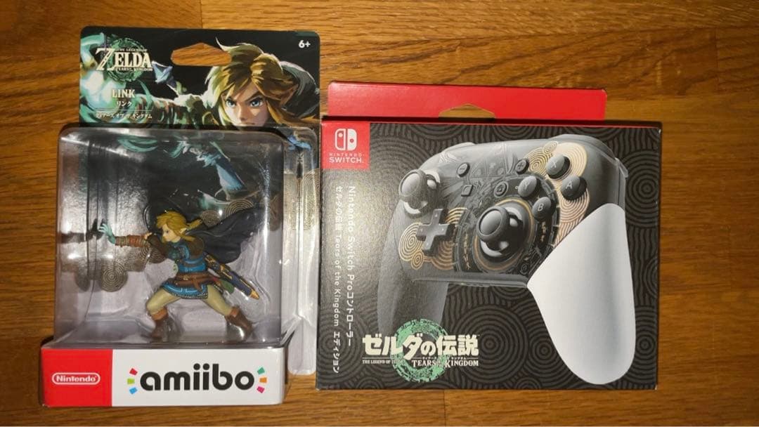 【未使用】ゼルダの伝説 プロコンとリンクのamiboセット