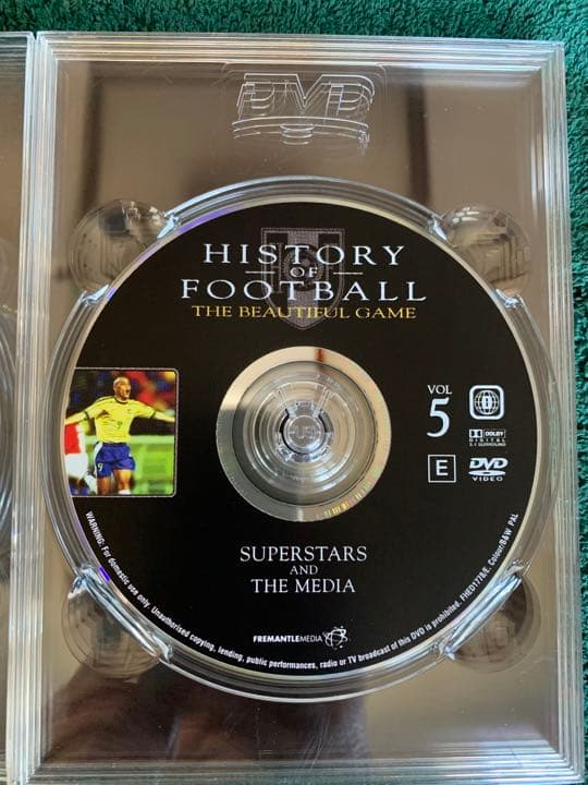 HISTORY OF FOOTBALL 14h30m 7枚 BOX SET
