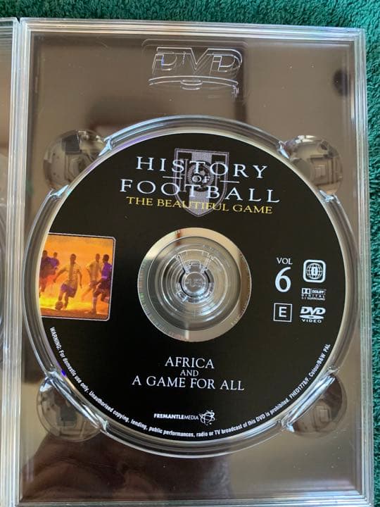 HISTORY OF FOOTBALL 14h30m 7枚 BOX SET