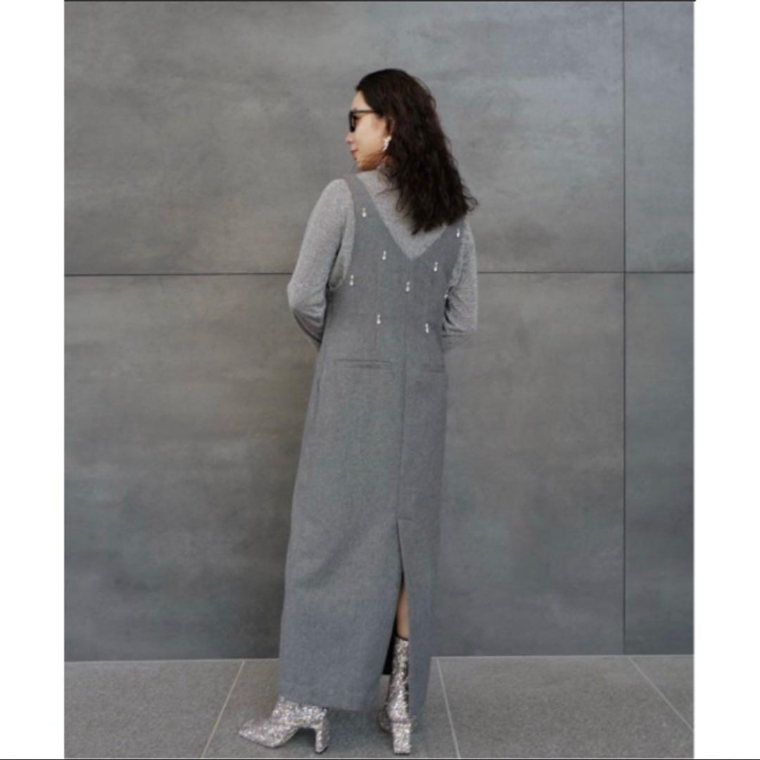 Ameri 新品未使用♡ UND ELSA BIJOU WOOL DRESS♡