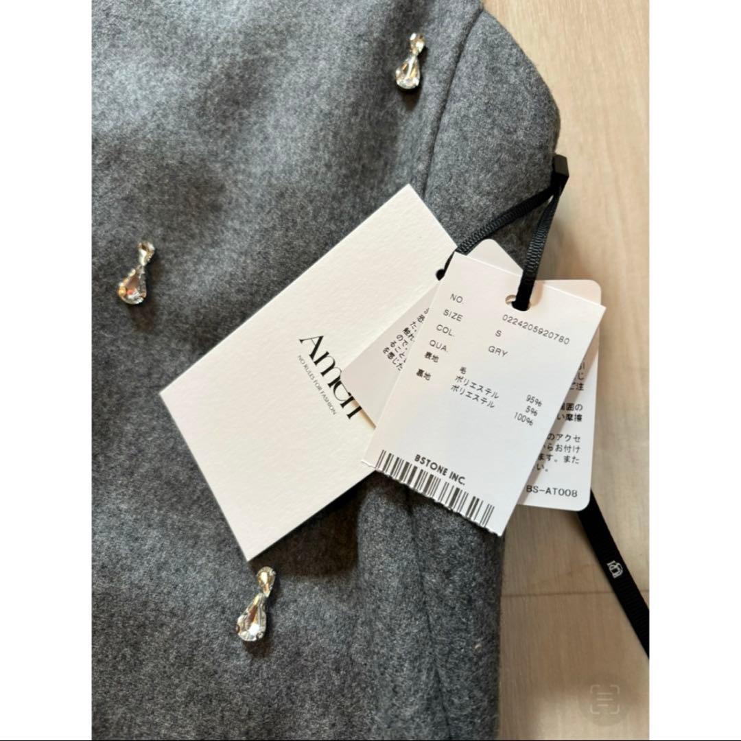 Ameri 新品未使用♡ UND ELSA BIJOU WOOL DRESS♡