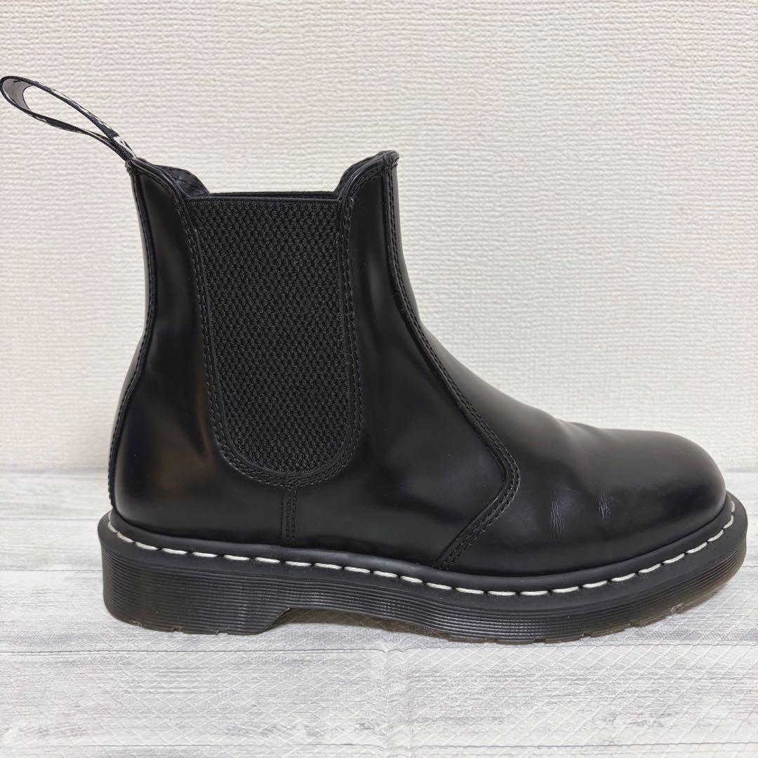 【ドクターマーチン 】2976 ホワイトステッチ チェルシーブーツ サイドゴア