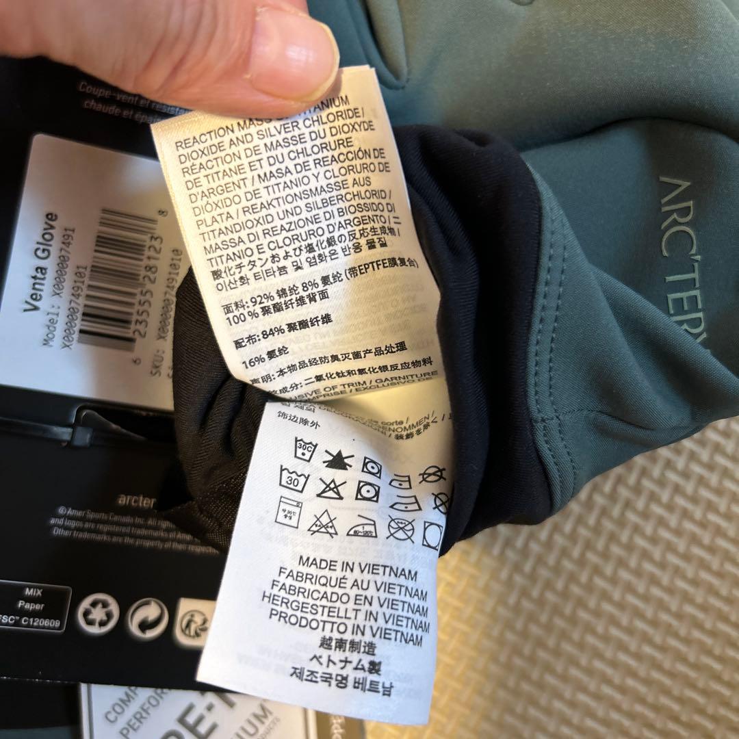 アークテリクス　ベンタ グローブ GORE-TEX Lサイズ