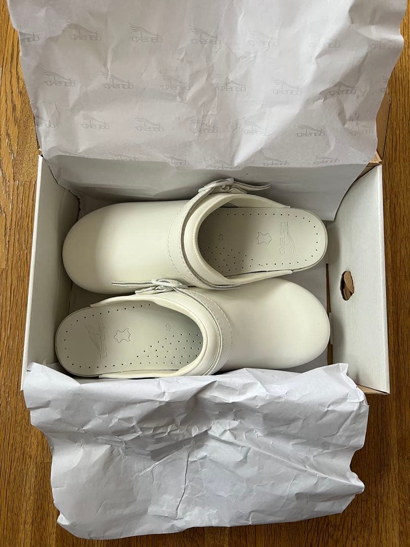 dansko ホワイト クロッグサンダル