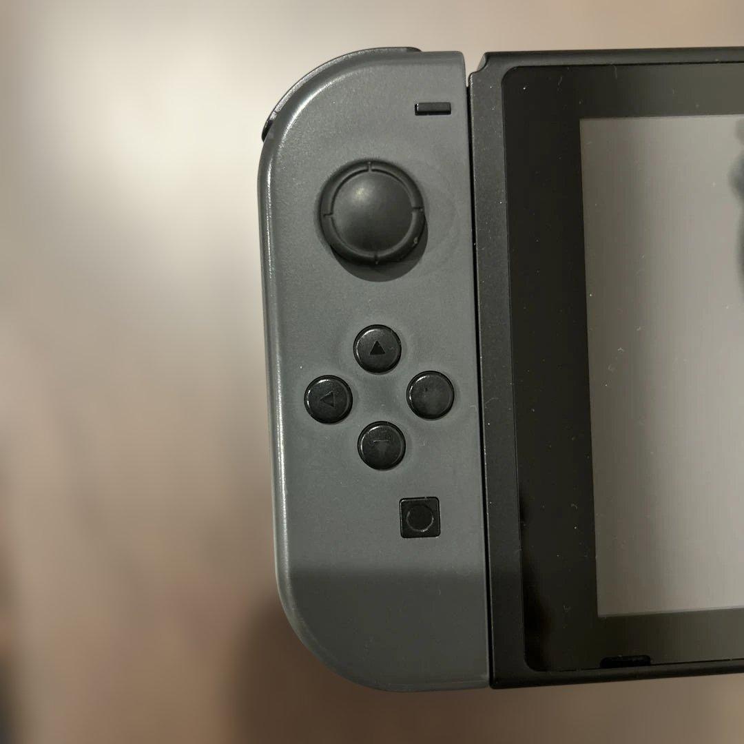 Nintendo Switch グレー 本体 付属品付きと純正 ジョイコン