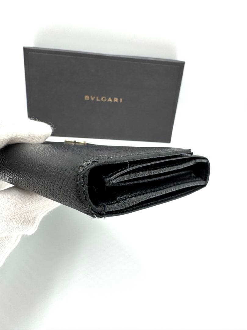 【美品】 BVLGARI ブルガリ 長財布 財布 ブラック