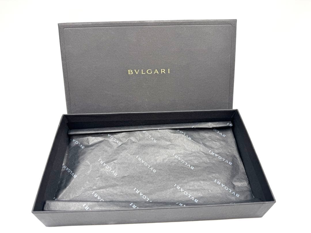 【美品】 BVLGARI ブルガリ 長財布 財布 ブラック