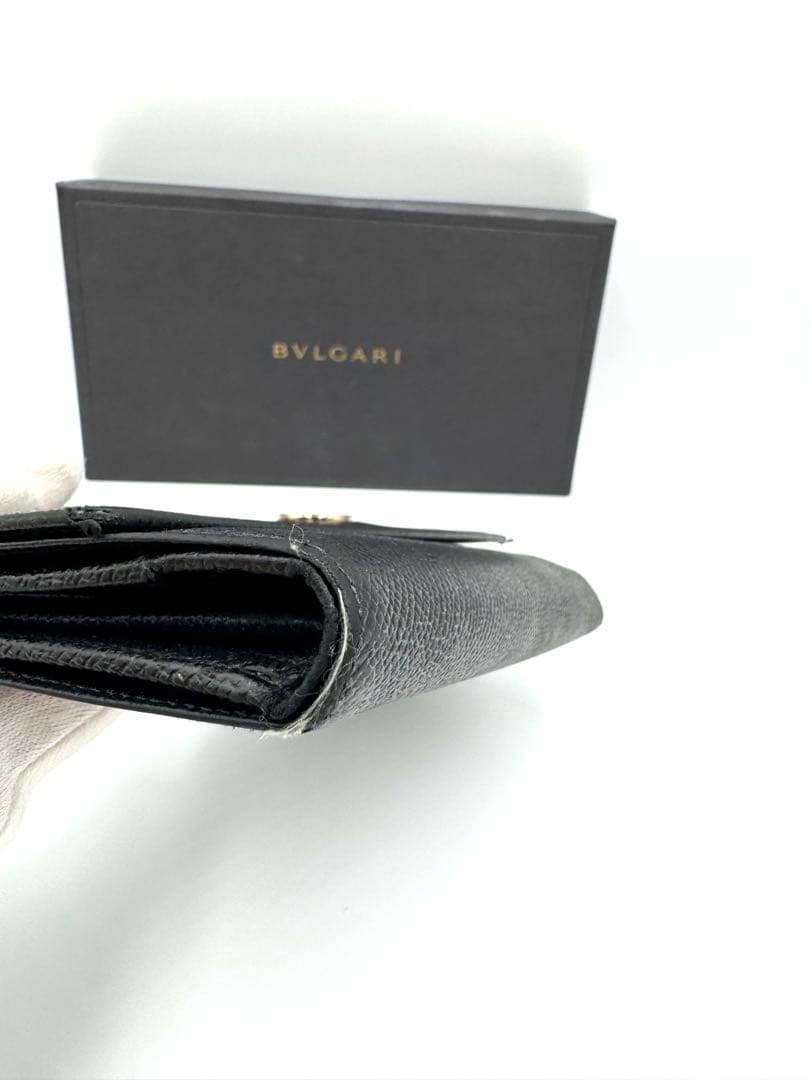 【美品】 BVLGARI ブルガリ 長財布 財布 ブラック