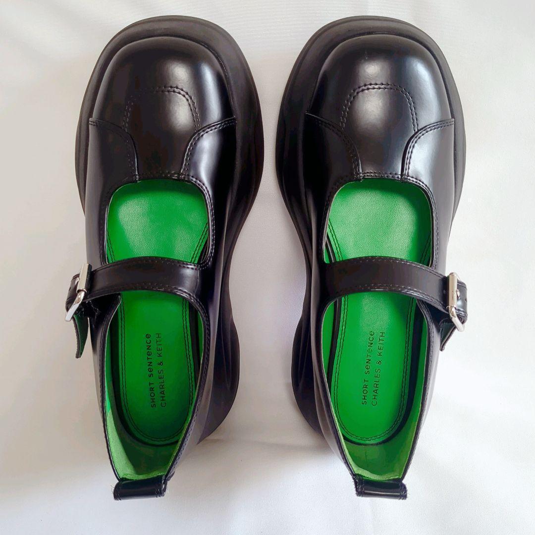 チャールズ＆キース×ショートセンテンス/メリージェーン ストラップシューズ厚底