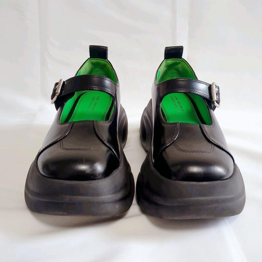 チャールズ＆キース×ショートセンテンス/メリージェーン ストラップシューズ厚底