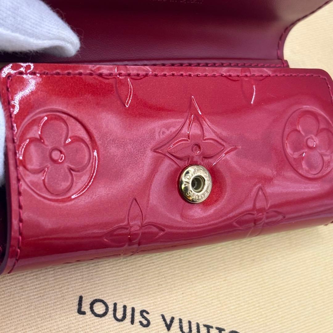 ルイヴィトン☆モノグラム ヴェルニ ミュルティクレ4 キーケース　美品