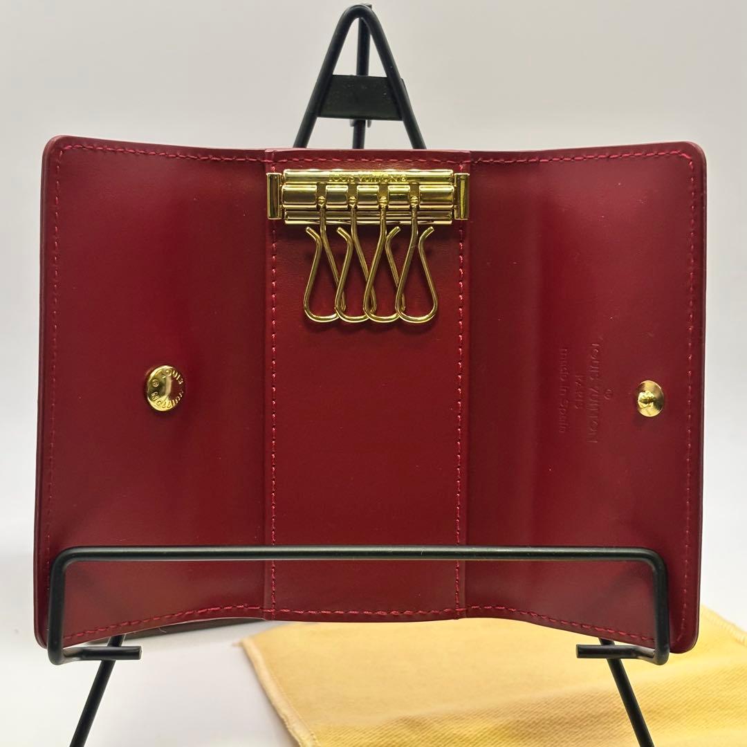 ルイヴィトン☆モノグラム ヴェルニ ミュルティクレ4 キーケース　美品