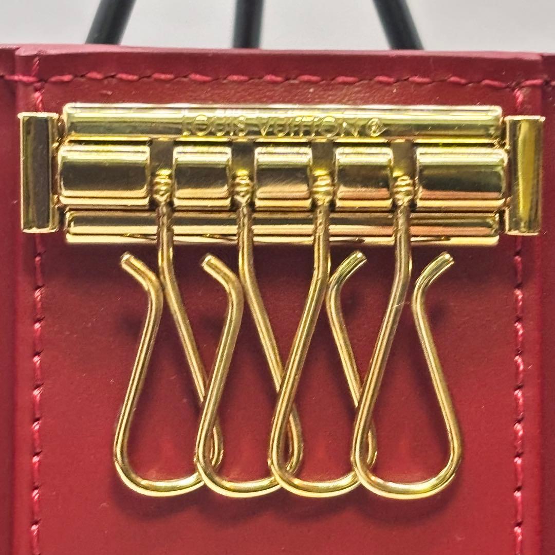 ルイヴィトン☆モノグラム ヴェルニ ミュルティクレ4 キーケース　美品